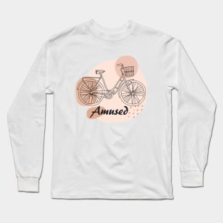 Abstract bicycle art, inspirational meanings Long Sleeve T-Shirt